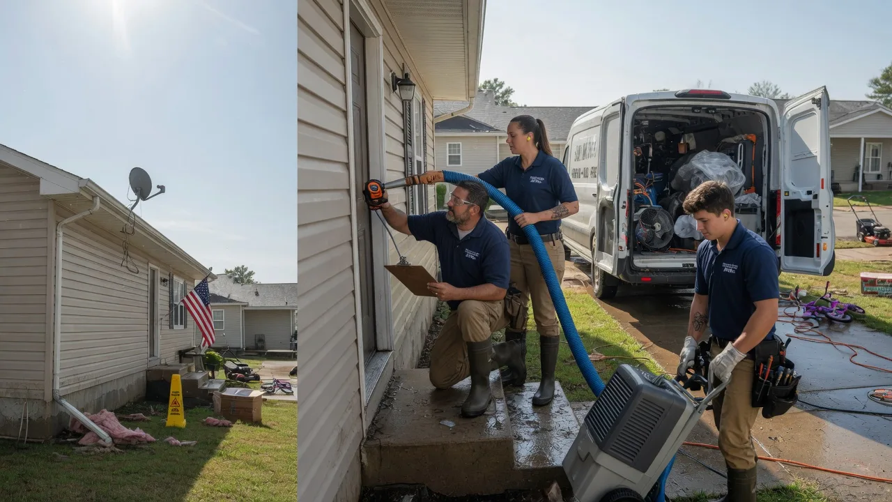 Ceiling Water Damage Restoration in Ludlow, IL near me